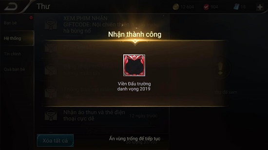 nhan giftcode lien quan mien phi