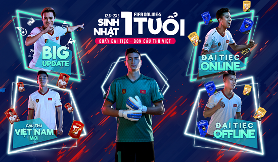 FIFA Online 4 Việt Nam  Bộ vật phẩm mừng sinh nhật FIFA Online 4