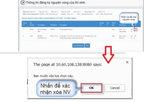 dieu chinh nguyen vong 2021