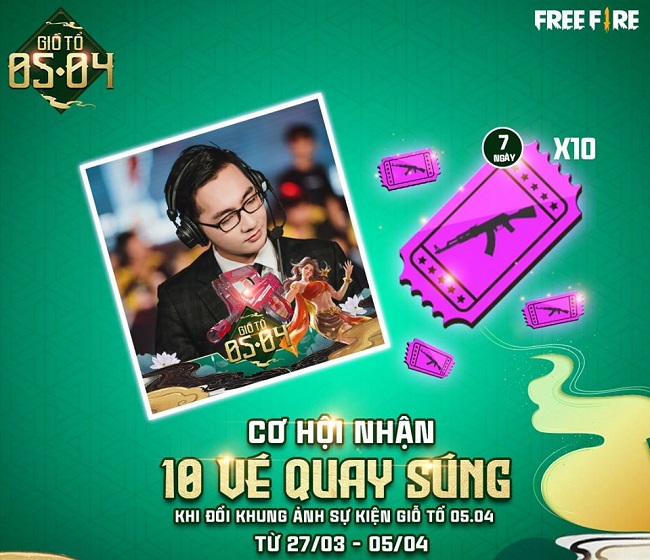 Sự kiện Free Fire Giỗ tổ Hùng Vương