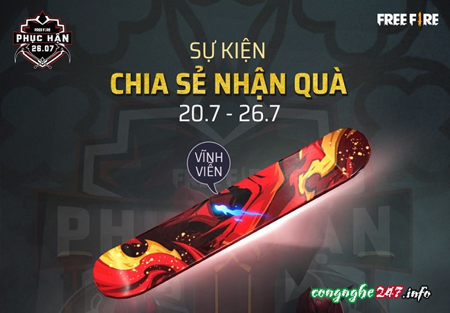 su kien free fire 26/7 dang nhap nhan qua 