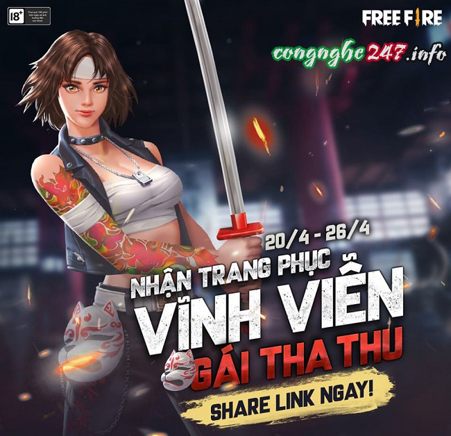 Cách nhận trang phục miễn phí trong Free Fire