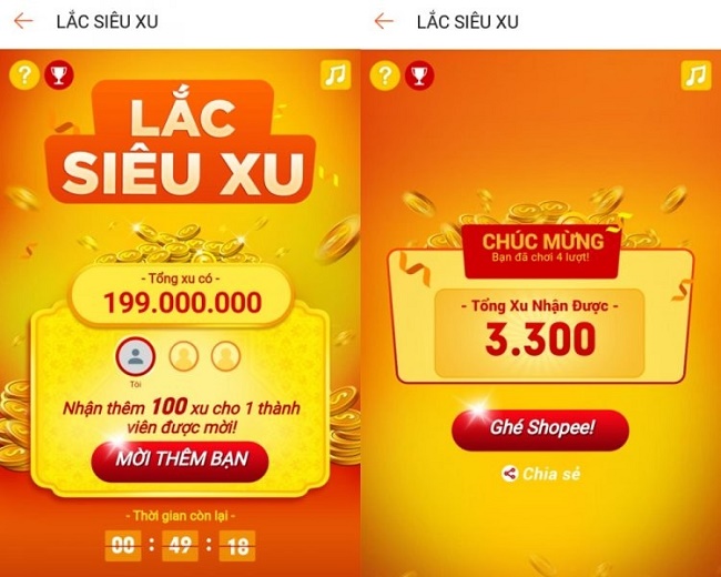 cách săn xu trên Shopee