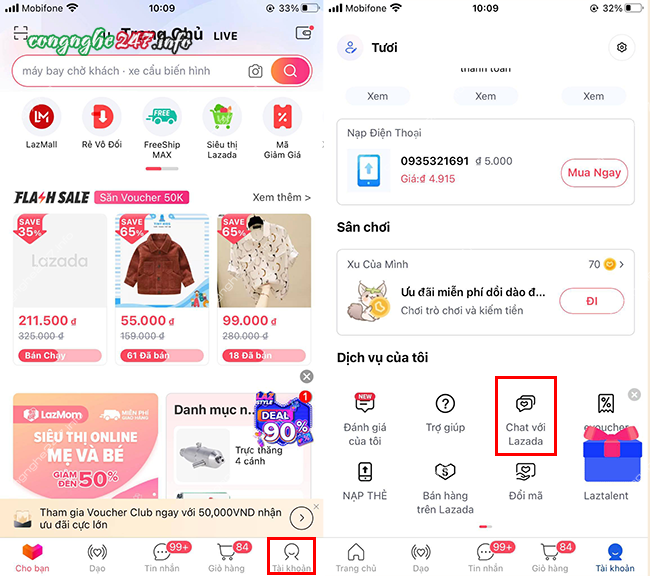 Cách báo cáo shop lừa đảo trên Lazada