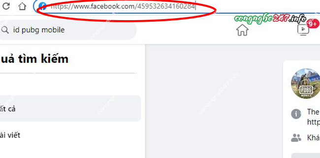 Cách tìm nick Facebook qua ID Pubg Mobile