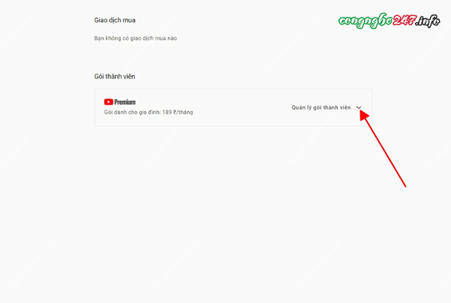 cach huy goi youtube premium