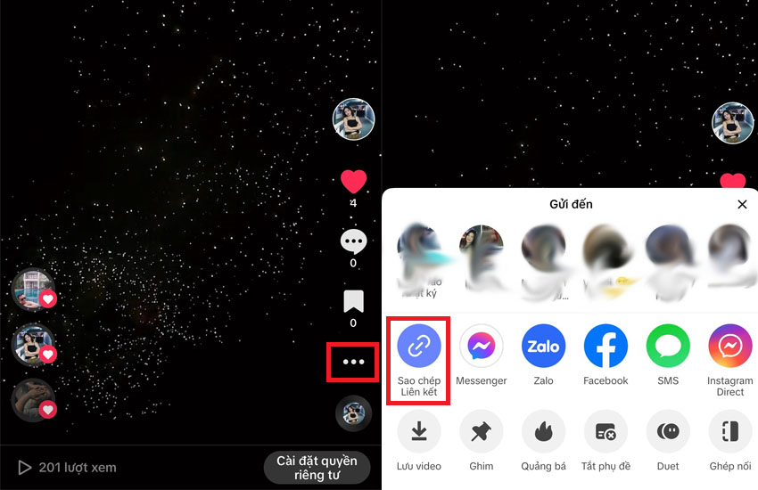 Luu video TikTok cua minh khong co logo